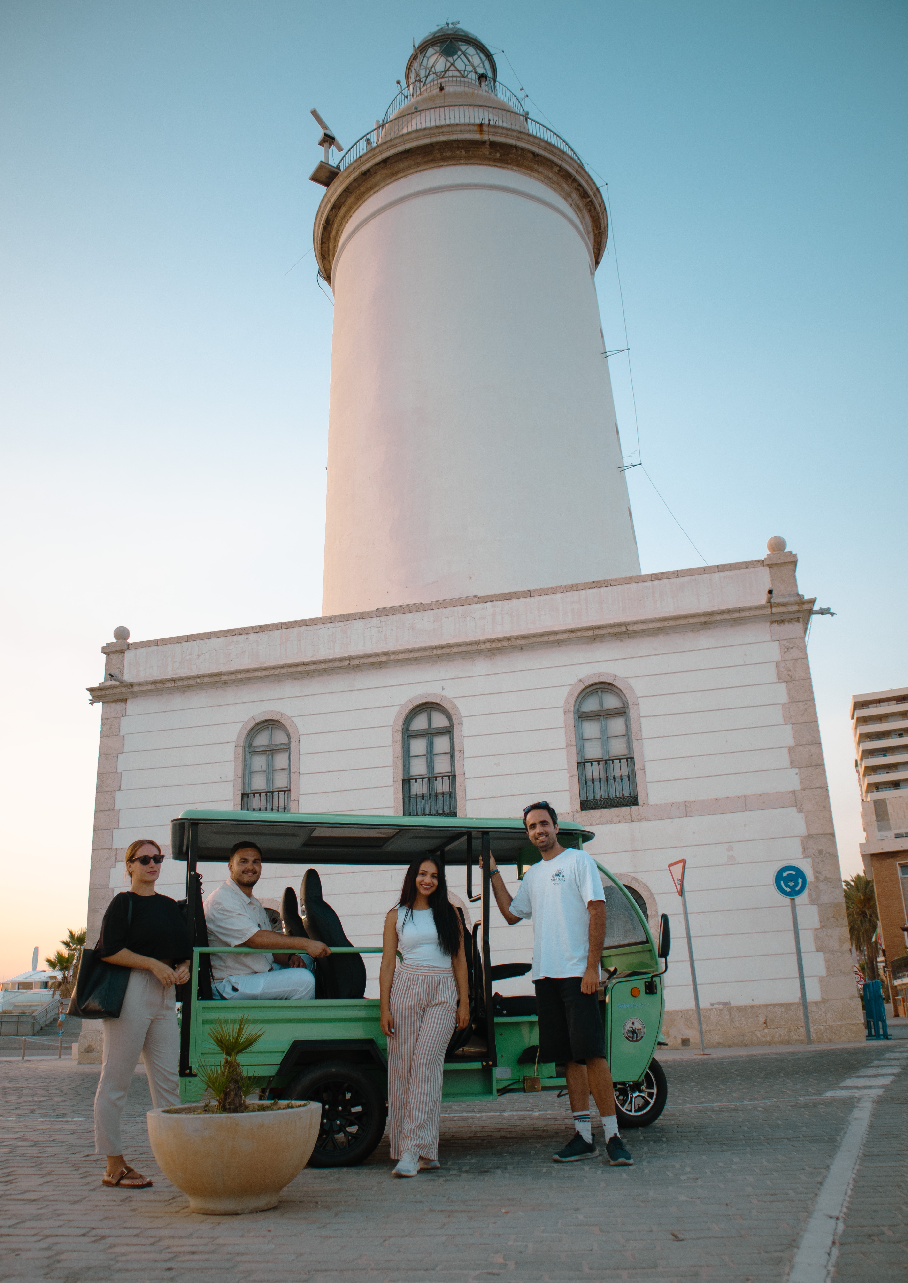 Electric tuk tuk Málaga sustainability